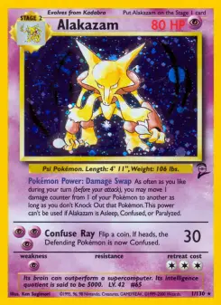 Alakazam 1 — Base Set 2