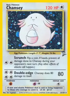 Chansey 3 — Base Set 2