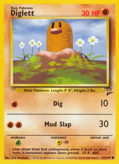 Diglett — Base Set 2 #71