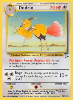Dodrio 37 — Base Set 2