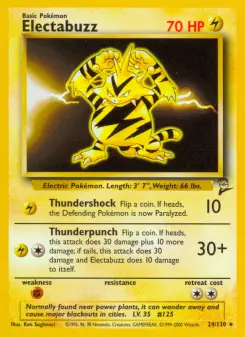 Electabuzz 24 — Base Set 2