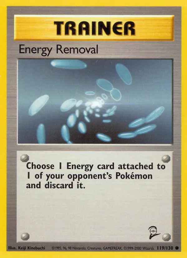 Energy Removal 119 — Base Set 2 119, Normal finish