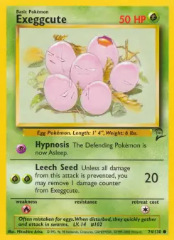 Exeggcute — Base Set 2 #74
