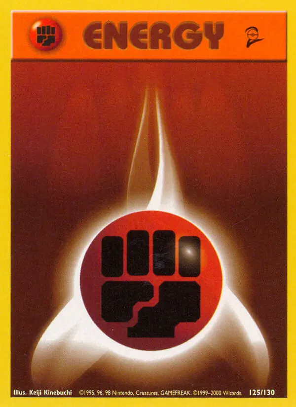 Fighting Energy 125 card from Base Set 2
