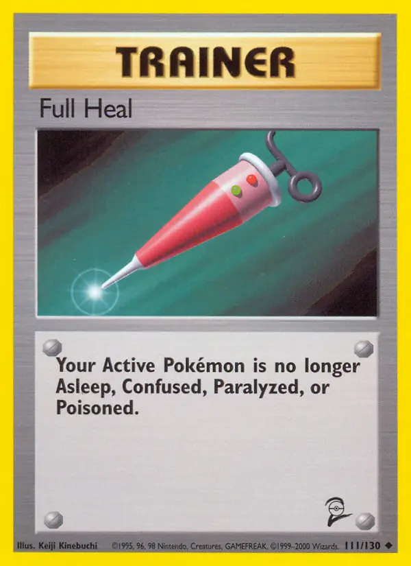 Full Heal 111 — Base Set 2 111, Normal finish