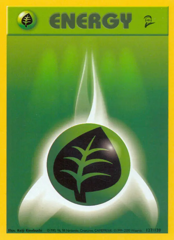 Grass Energy 127 — Base Set 2 127, Normal finish