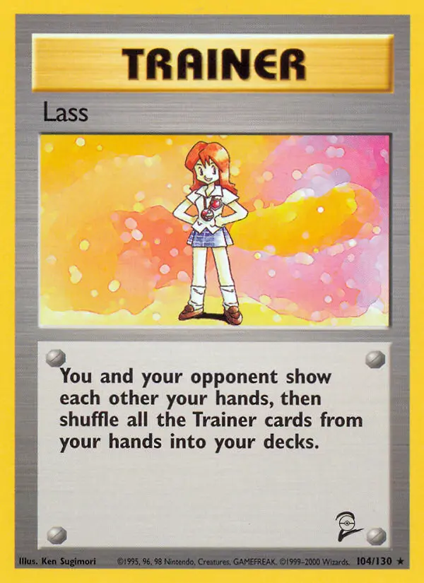 Lass 104 — Base Set 2 104, Normal finish
