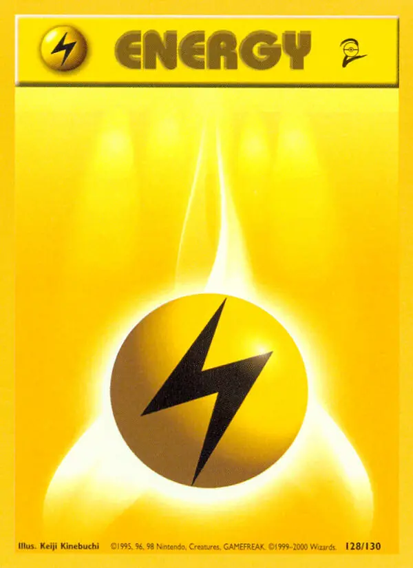 Lightning Energy 128 — Base Set 2 128, Normal finish