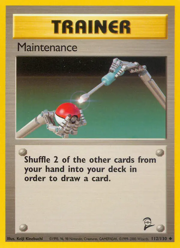 Maintenance 112 — Base Set 2 112, Normal finish
