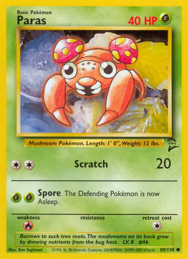 Paras 85 card from Base Set 2