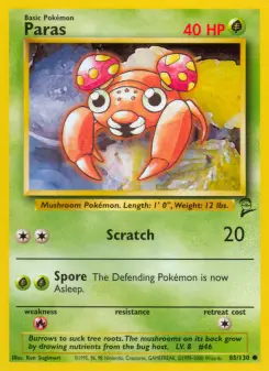 Paras 85 — shown as an example of the Reverse Holofoil finish