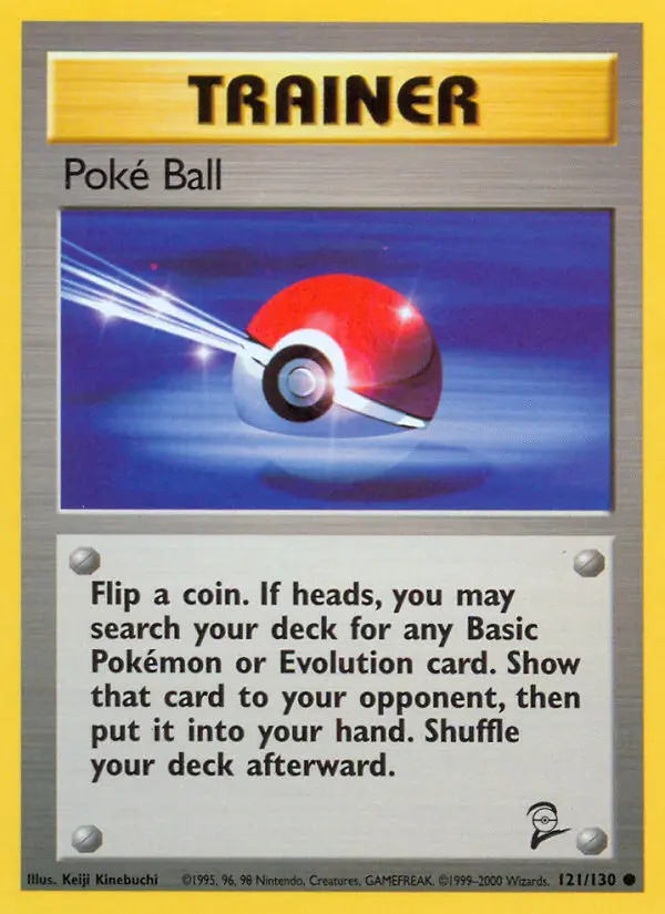 Poké Ball 121 — Base Set 2 121, Normal finish