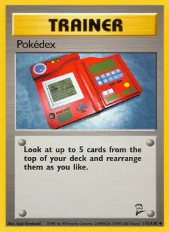 Pokédex 115 — shown as an example of the Reverse Holofoil finish
