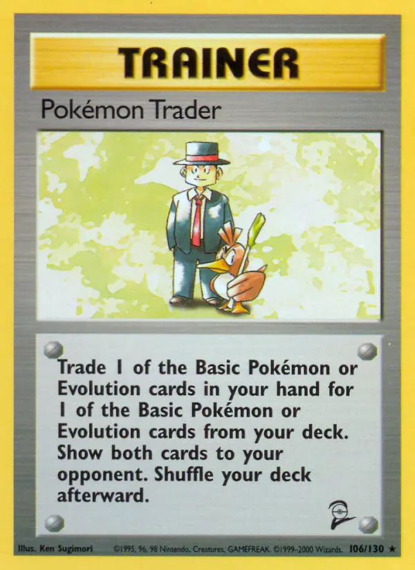 Pokémon Trader 106 — Base Set 2 106, Normal finish