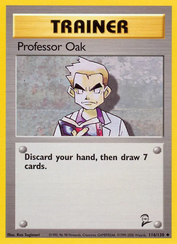 Professor Oak 116 — Base Set 2 116, Normal finish