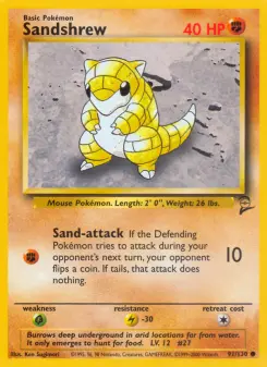 Sandshrew — Base Set 2 #91