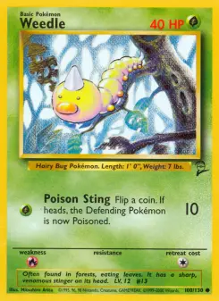 Weedle — Base Set 2 #100