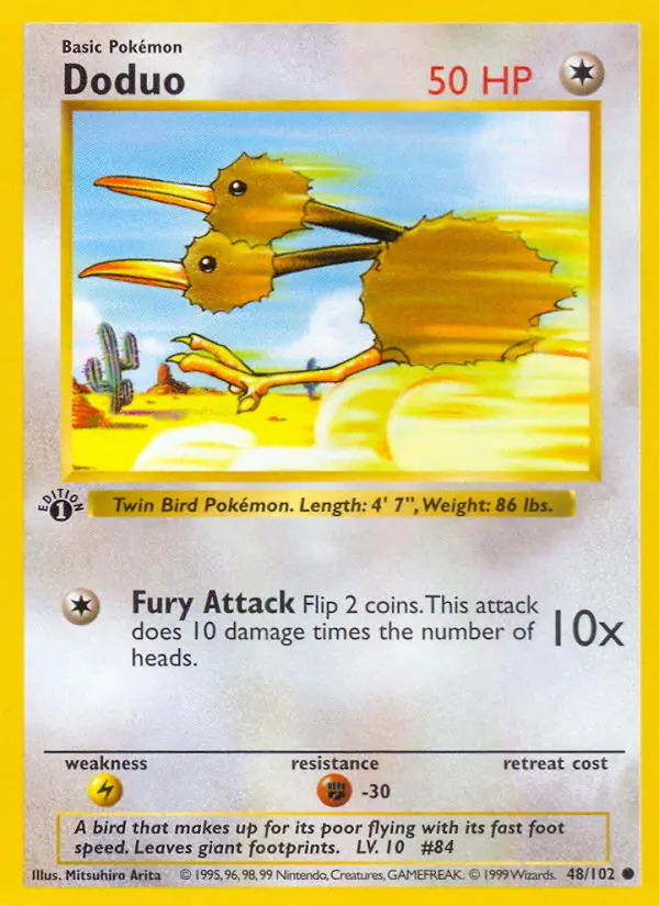 Doduo 48 card from Base