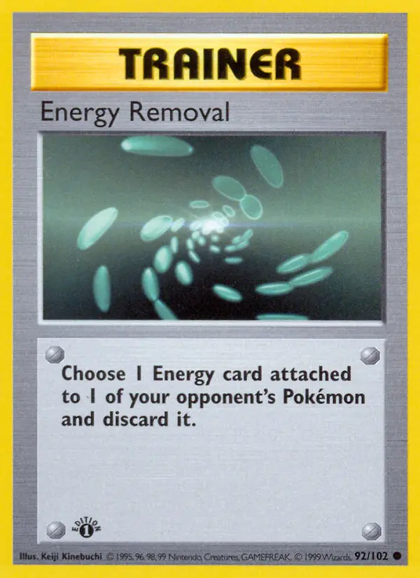 Energy Removal 92 — Base 92, 1st Edition finish