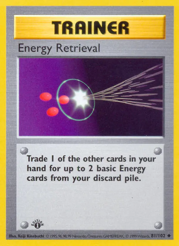 Energy Retrieval 81 — Base 81, 1st Edition finish
