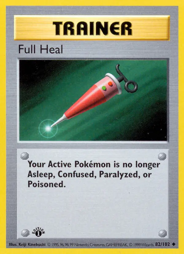 Full Heal 82 — Base 82, 1st Edition finish