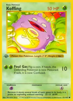 Koffing — Base #51