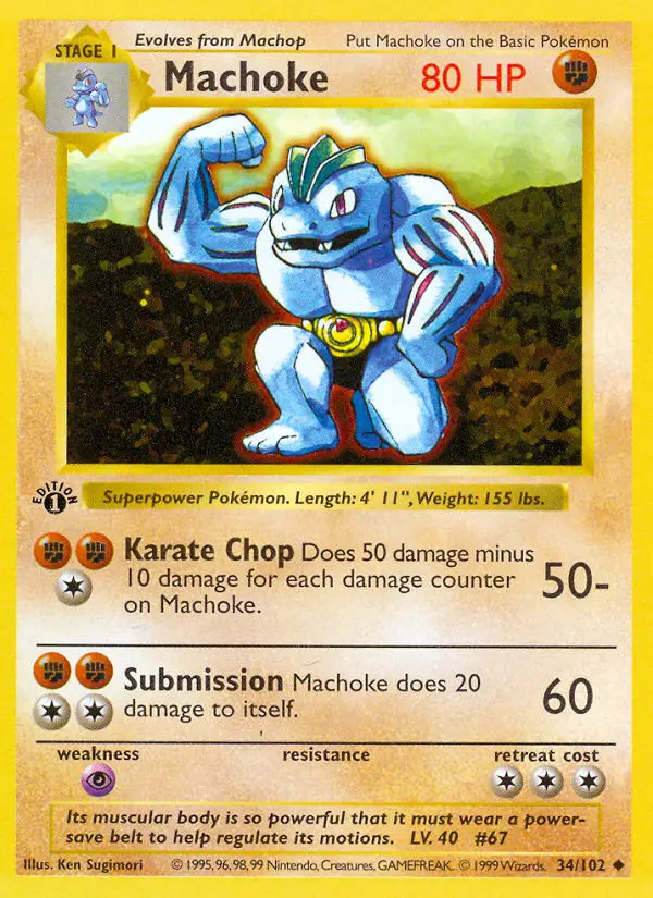 Machoke 34 — Base 34, 1st Edition finish