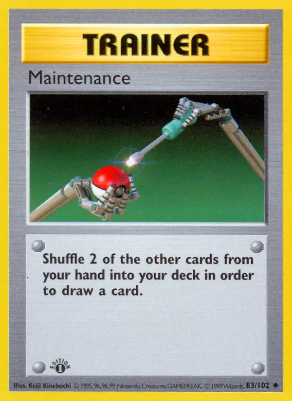 Maintenance 83 — Base 83, 1st Edition finish