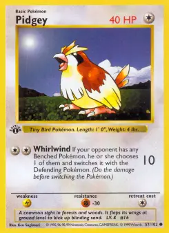 Pidgey 57 — Base