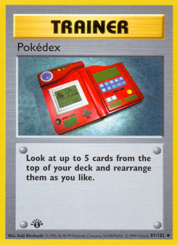 Pokédex 87 — Base 87, 1st Edition finish