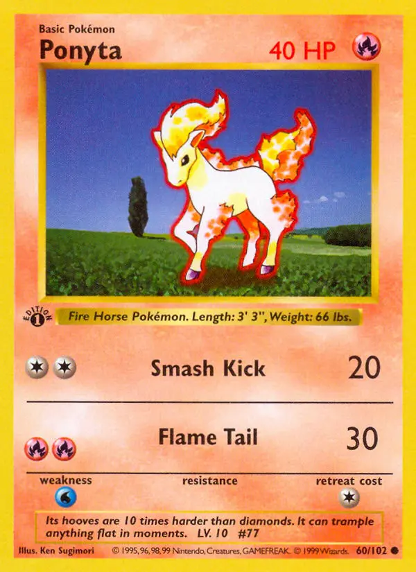 Ponyta 60 card from Base