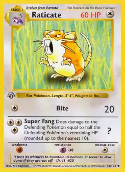 Raticate — Base #40