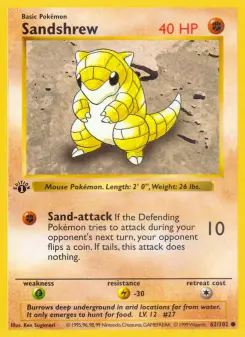 Sandshrew — Base #62
