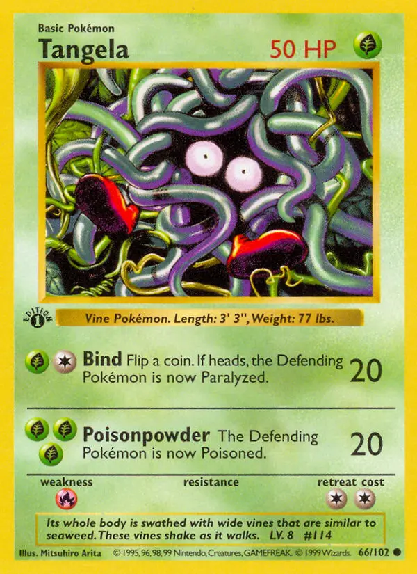 Tangela 66 card from Base