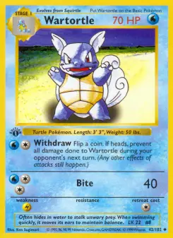 Wartortle 42 — Base