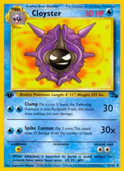 Cloyster 32 — Fossil