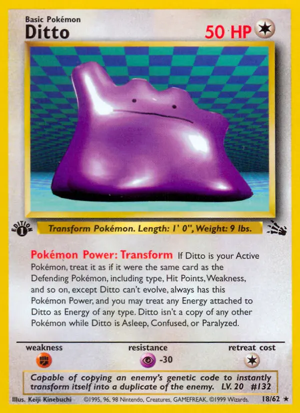 Ditto 18 card from Fossil