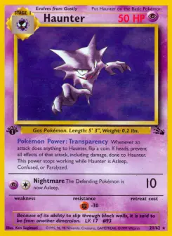 Haunter 21 — Fossil