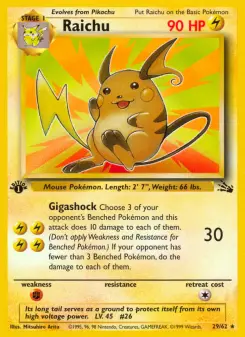 Raichu 29 — Fossil
