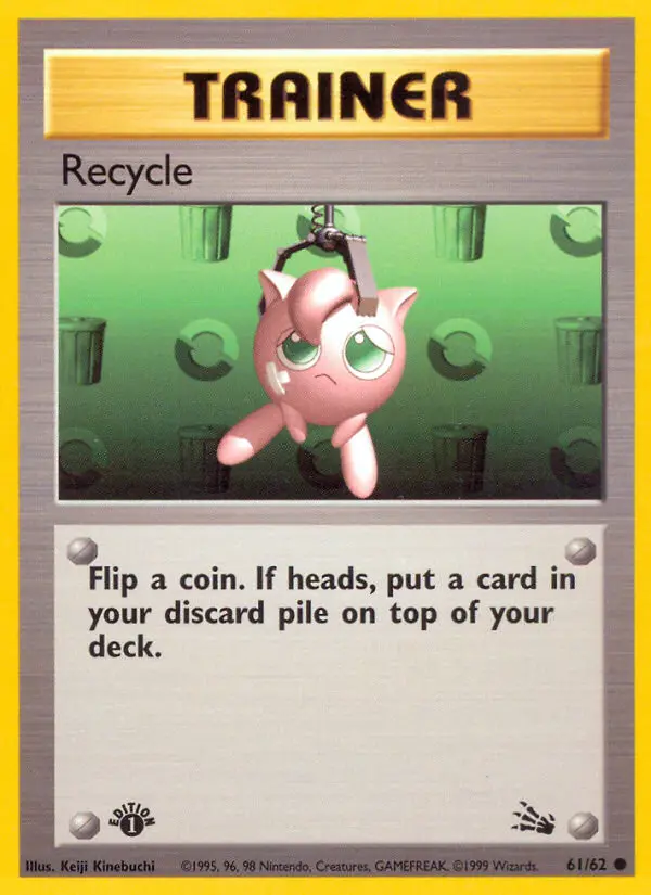 Recycle 61 card from Fossil