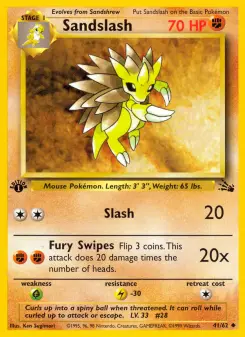 Sandslash 41 — Fossil