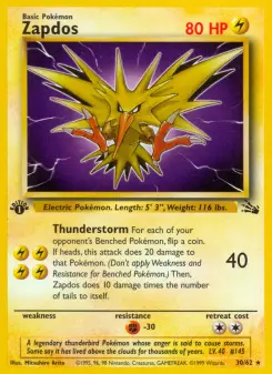 Zapdos 30 — Fossil