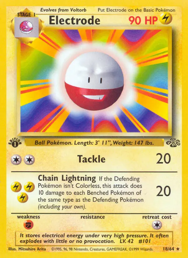 Electrode 18 card from Jungle