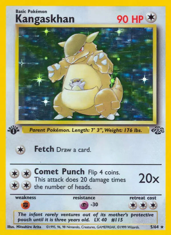 Kangaskhan 5 card from Jungle