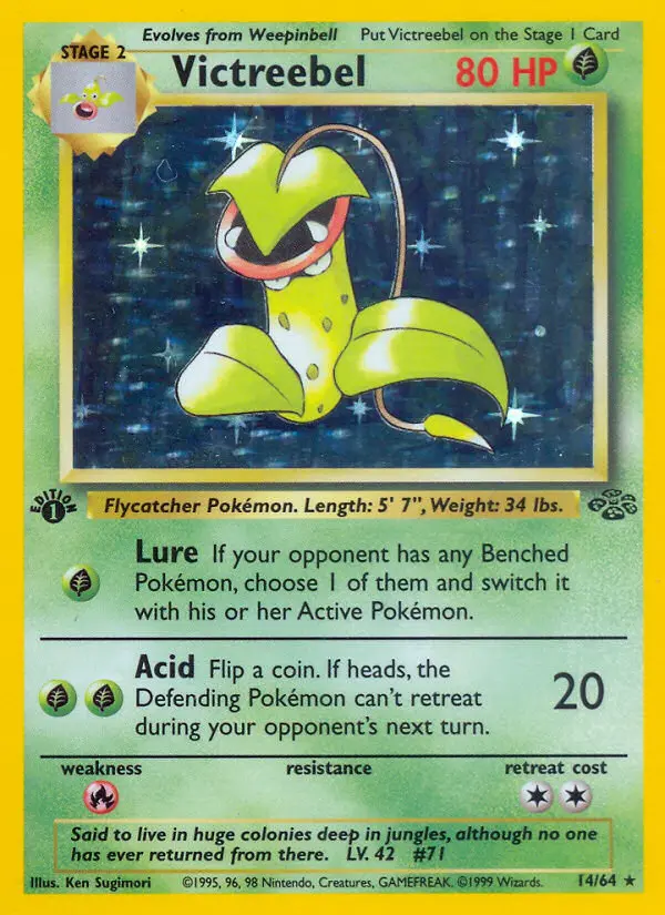 Victreebel 14 card from Jungle