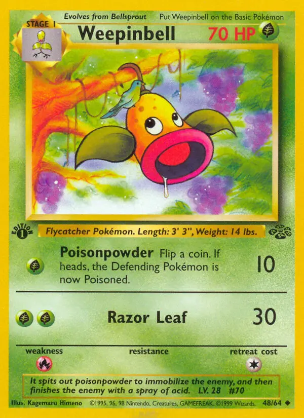 Weepinbell 48 card from Jungle