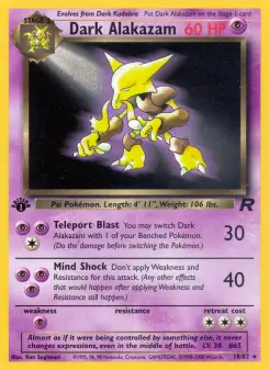Dark Alakazam 18 — Team Rocket