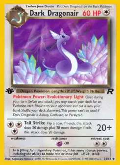 Dark Dragonair 33 — Team Rocket