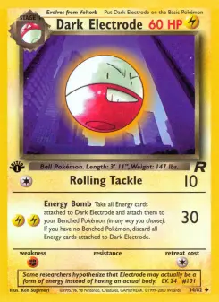 Dark Electrode — Team Rocket #34