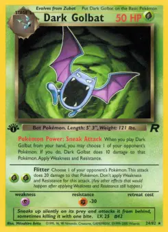 Dark Golbat — Team Rocket #24